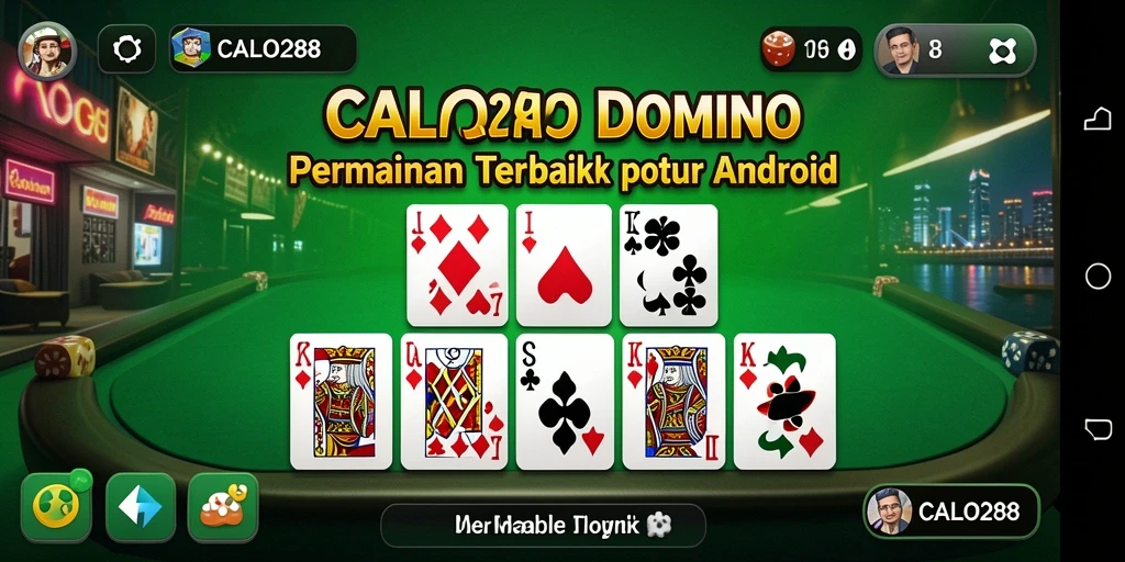 Gameplay seru dari CALO288 yang menunjukkan aksi domino.