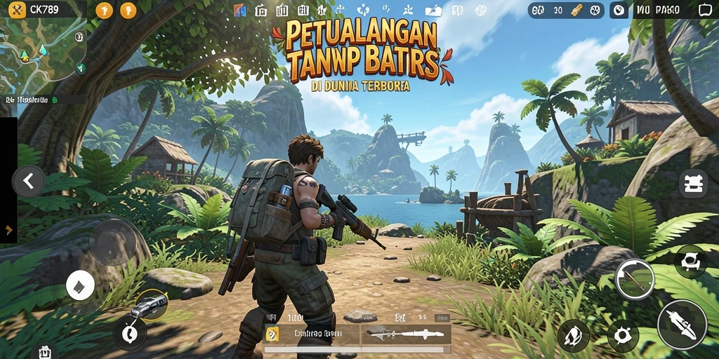 Tangkapan layar CK789 menampilkan aksi seru dari gameplay Open World.