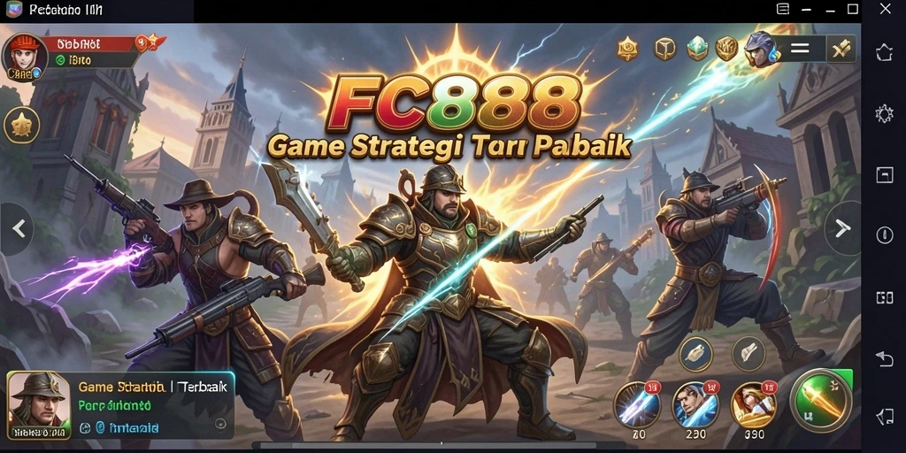 Tampilan gameplay FC888 yang menegangkan dan strategis.