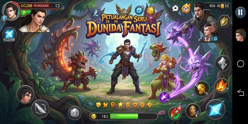 Screenshot GG288 menampilkan gameplay seru di dunia petualangan.