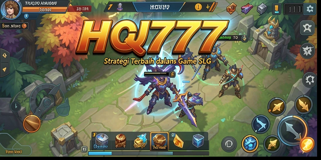 Tampilan gameplay HQ777 yang menegangkan dan strategis.