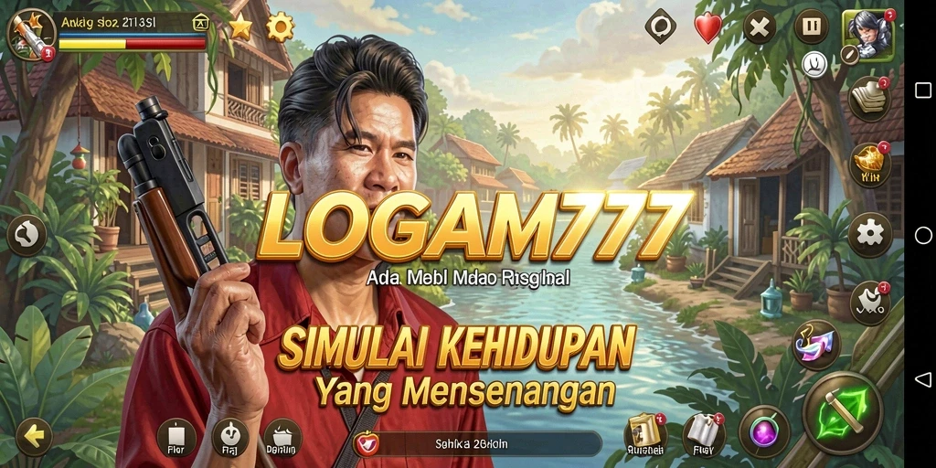 Tampilan gameplay LOGAM777 yang menarik dan interaktif.