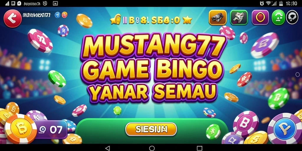 Screenshot utama MUSTANG77 menunjukkan keseruan gameplay Bingo.