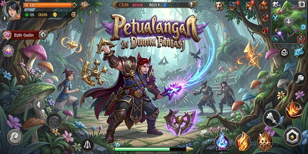 Tampilan gameplay OCE69 dengan aksi RPG yang seru dan mendebarkan.