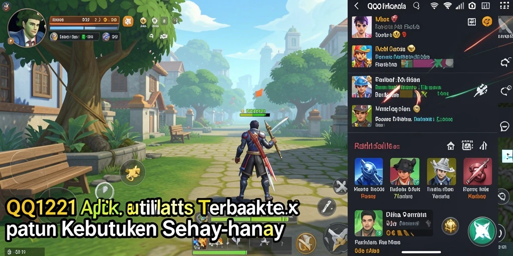 Tampilan antarmuka yang bersih dan intuitif dari QQ1221.