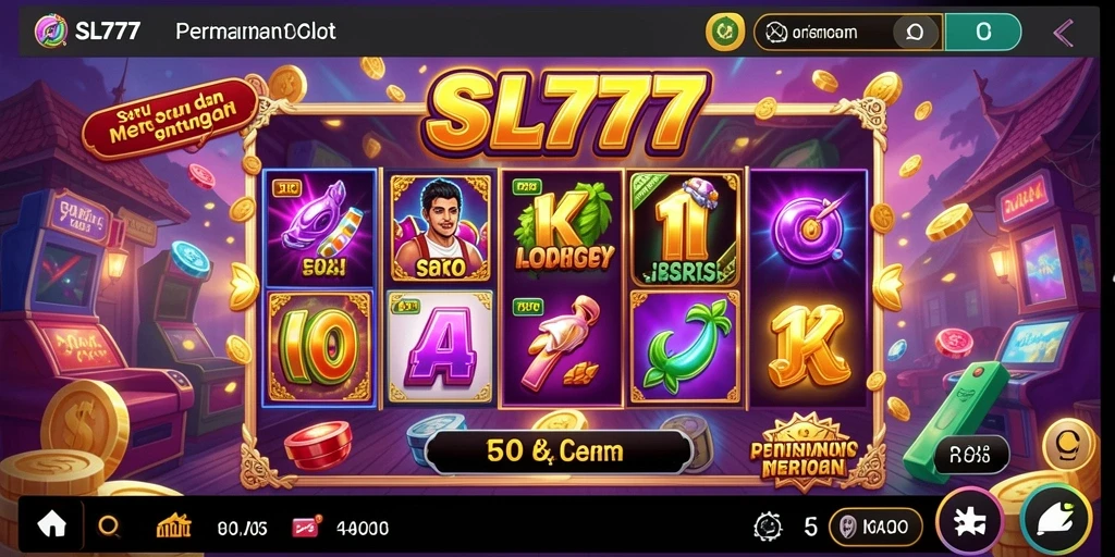 Tampilan gameplay SL777 yang menarik dan menghibur.
