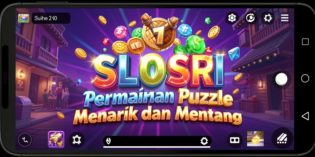 Tampilan gameplay SLOTSRI yang menarik dan penuh warna.