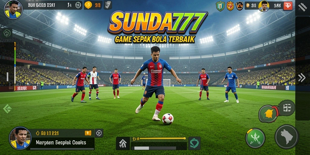 Gameplay SUNDA777 yang menyenangkan dan penuh aksi sepak bola.
