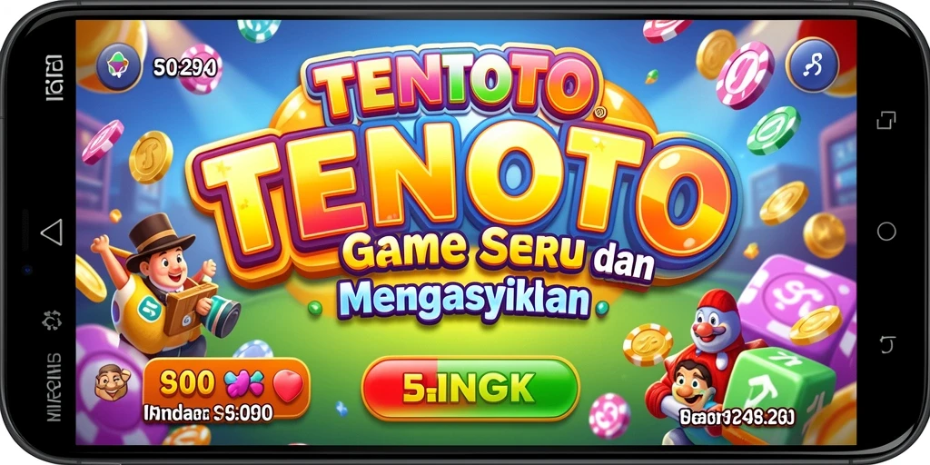 Tampilan utama gameplay Bingo di TENTOTO yang seru dan interaktif.